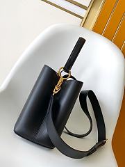 Kitlife Louis Vuitton Capucines Souple Medium Bag Black M14370 33x24x12cm  - 6