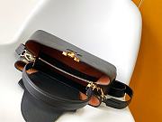 Kitlife Louis Vuitton Capucines Souple Medium Bag Black M14370 33x24x12cm  - 4