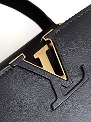 Kitlife Louis Vuitton Capucines Souple Medium Bag Black M14370 33x24x12cm  - 3