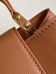 Kitlife Louis Vuitton Capucines Souple Medium Bag Brown M14371 33x24x12cm  - 3