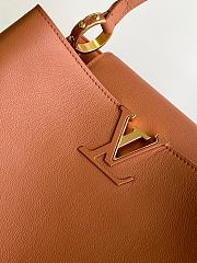 Kitlife Louis Vuitton Capucines Souple Medium Bag Brown M14371 33x24x12cm  - 2