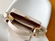 Kitlife Louis Vuitton Capucines Souple Medium Bag Off-White M14979 33x24x12cm  - 4