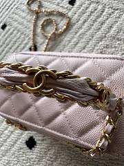 Kitlife Chanel Vanity Pink Grained Leather AP3940 17x9.5x8cm  - 4