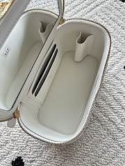 Kitlife Chanel Vanity White Grained Leather AP3940 17x9.5x8cm  - 6