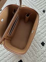 Kitlife Chanel Vanity Brown Grained Leather AP3940 17x9.5x8cm  - 2