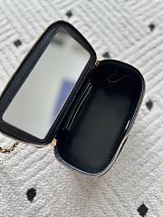 Kitlife Chanel Vanity Black Grained Leather AP3940 17x9.5x8cm  - 2