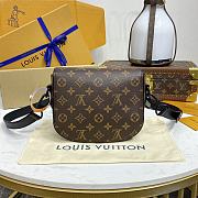 Kitlife Louis Vuitton Montsouris Messenger PM Bag Brown M47060 20x17x7cm - 4