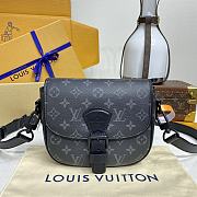 Kitlife Louis Vuitton Montsouris Messenger PM Bag Black M12519 20x17x7cm  - 1