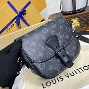 Kitlife Louis Vuitton Montsouris Messenger PM Bag Black M12519 20x17x7cm  - 6