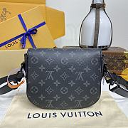 Kitlife Louis Vuitton Montsouris Messenger PM Bag Black M12519 20x17x7cm  - 5