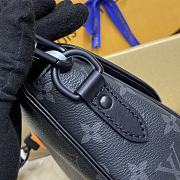 Kitlife Louis Vuitton Montsouris Messenger PM Bag Black M12519 20x17x7cm  - 3