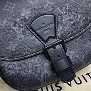 Kitlife Louis Vuitton Montsouris Messenger PM Bag Black M12519 20x17x7cm  - 2