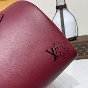 Kitlife Louis Vuitton Speedy Soft 30 Bag M25766 Burgundy 30x21x17cm - 4