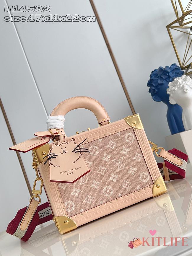 Kitlife Louis Vuitton Petite Valise Travel Bag M14592 17x11x22cm - 1