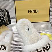 Kitlife Fendi Fur Slippers White - 2
