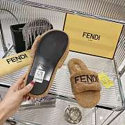 Kitlife Fendi Fur Slippers Beige - 3