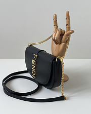 Kitlife Fendi Fendigraphy Wallet on Chain Black 20x4x13cm - 5