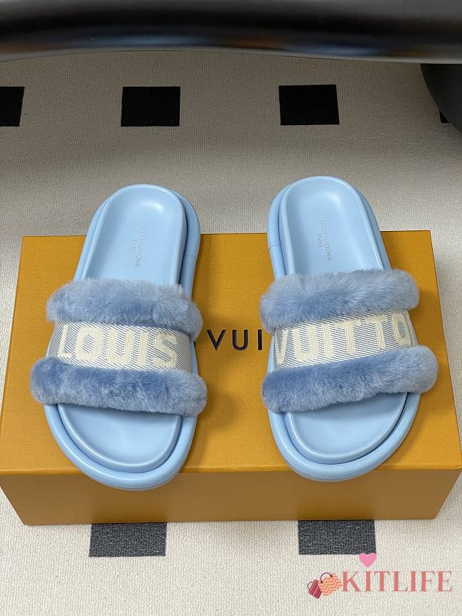 Kitlife Louis Vuitton Bliss Comfort Mule Blue - 1