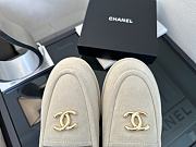 Kitlife Chanel 25A Teddy Bear Fur Loafers Light Beige - 4