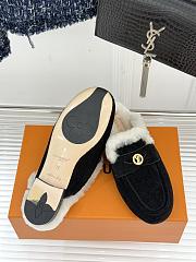 Kitlife Louis Vuitton Soho Open Back Loafer Black Suede - 5