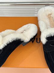 Kitlife Louis Vuitton Soho Open Back Loafer Black Suede - 4