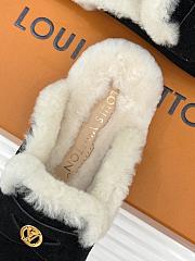 Kitlife Louis Vuitton Soho Open Back Loafer Black Suede - 3