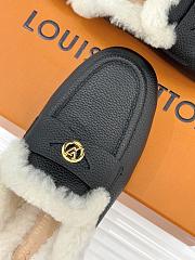 Kitlife Louis Vuitton Soho Open Back Loafer Black Leather - 4