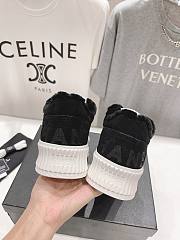 Kitlife Chanel 2025 Platform Biscuit Shoes with Wool Lining Black - 6