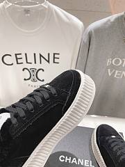 Kitlife Chanel 2025 Platform Biscuit Shoes with Wool Lining Black - 5