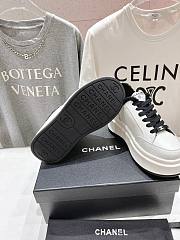 Kitlife Chanel 2025 Platform Biscuit Shoes with Wool Lining White - 6