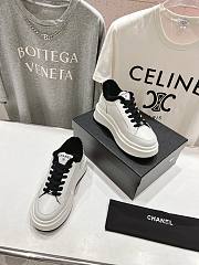 Kitlife Chanel 2025 Platform Biscuit Shoes with Wool Lining White - 4