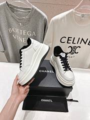 Kitlife Chanel 2025 Platform Biscuit Shoes with Wool Lining White - 3