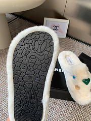 Kitlife Chanel Furry Slippers White - 5