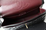 Kitlife Chanel Classic Flap Jumbo Black Caviar Leather Bag - 30cm - 6