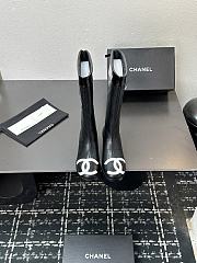 Kitlife Chanel 2025B Long Boots Black Leather - 1