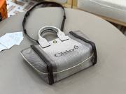 Kitlife Chloe Carry Tote Bag In Grey Canvas 27x2312cm - 6