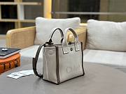 Kitlife Chloe Carry Tote Bag In Beige Canvas 27x2312cm - 2