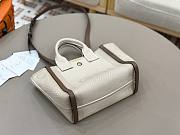 Kitlife Chloe Carry Tote Bag In Beige Canvas 27x2312cm - 3