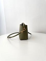 Kitlife Saint Laurent Le 37 Mini Bucket Bag in Green Shiny Leather 765870 15x13x6cm  - 5