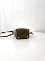 Kitlife Saint Laurent Le 37 Mini Bucket Bag in Green Shiny Leather 765870 15x13x6cm  - 3