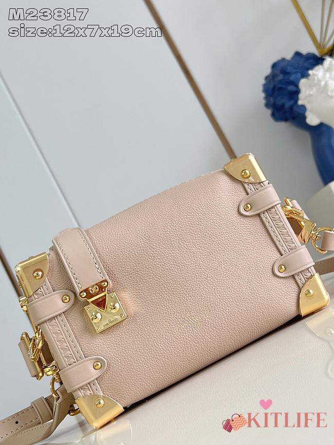 Kitlife Louis Vuitton Side Trunk Beige with Gold Buckle M15224 18x12.5x8cm - 1