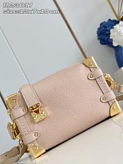 Kitlife Louis Vuitton Side Trunk Beige with Gold Buckle M15224 18x12.5x8cm - 1