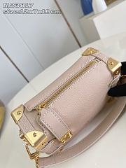 Kitlife Louis Vuitton Side Trunk Beige with Gold Buckle M15224 18x12.5x8cm - 5