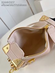 Kitlife Louis Vuitton Side Trunk Beige with Gold Buckle M15224 18x12.5x8cm - 4