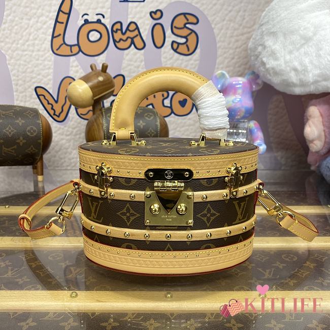 Kitlife Louis Vuitton Ellis Bag Brown Monogram M24843 19.5x12x11.5cm - 1