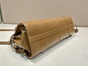 Kitlife Prada Bonnie Medium Beige Leather Handbag 1BA426 32x15.5x12cm - 6