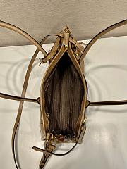 Kitlife Prada Bonnie Medium Beige Leather Handbag 1BA426 32x15.5x12cm - 2