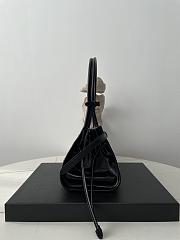 Kitlife Prada Bonnie Medium Black Leather Handbag 1BA426 32x15.5x12cm - 3