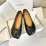 Kitlife Maison Margiela MM6 Pleated Split-toe Shoes Black - 1