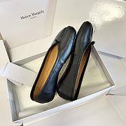 Kitlife Maison Margiela MM6 Pleated Split-toe Shoes Black - 3